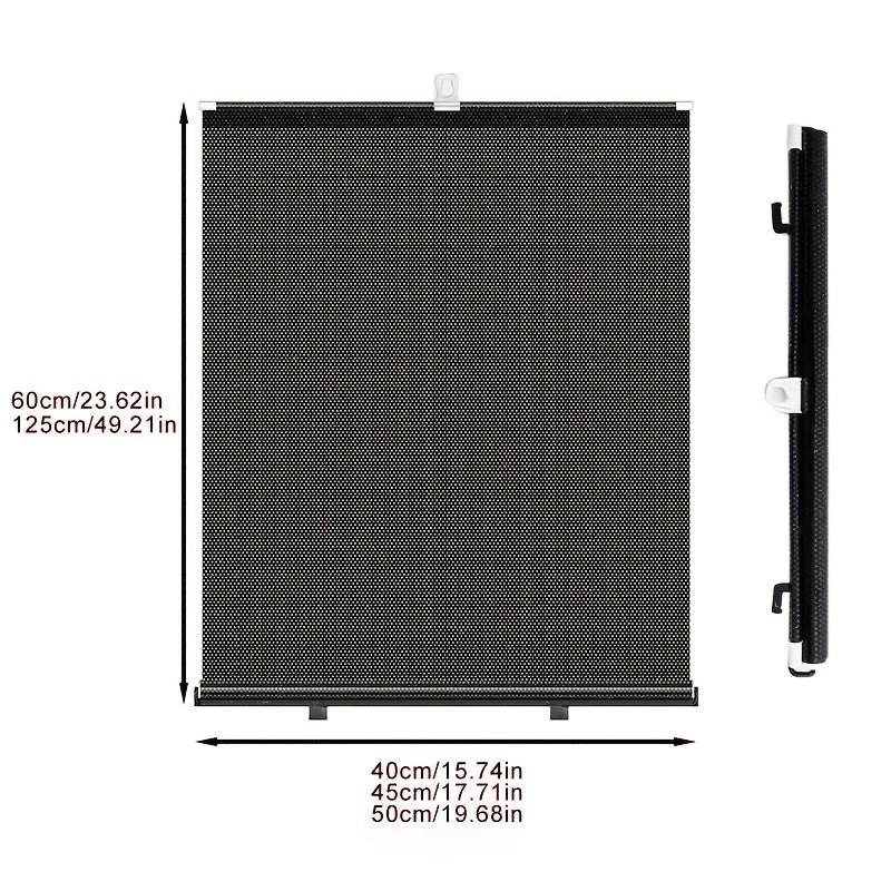 Automatic Retractable Roller Blinds For Car Bedrooms Kitchen Office Easy to Use