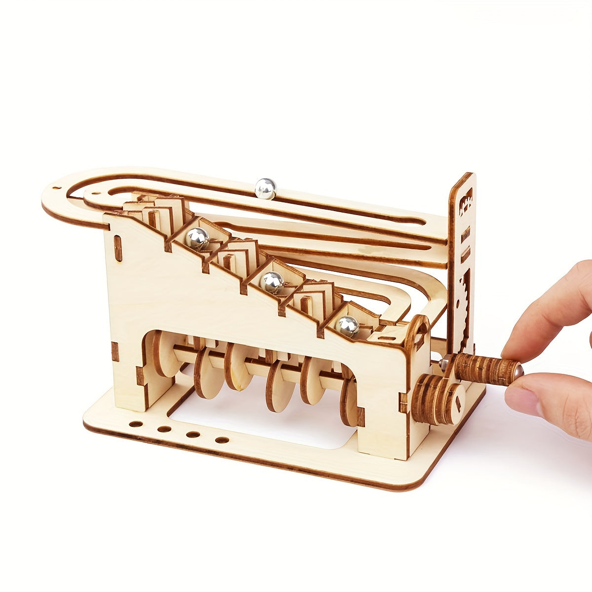 Interactive Marble Run 3D Puzzle Kit - Family-Friendly DIY Building Experience