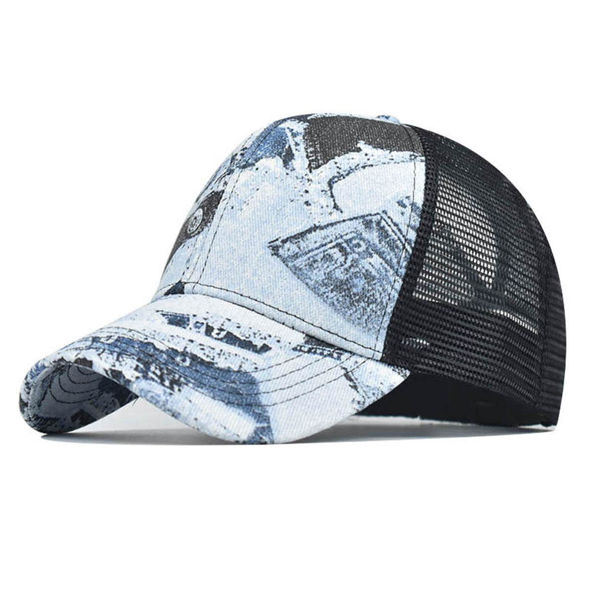 Y2K Block Baseball Cap Hip Hop Snap Back Hat