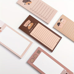 Cookie Bear Tearable Portable Note Book 50 Sheets