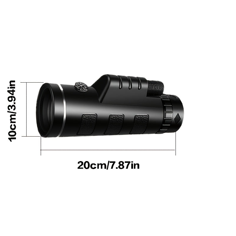 40x60 Monocular Telescope BAK4 Prism Handheld with Tripod