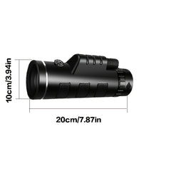 40x60 Monocular Telescope BAK4 Prism Handheld with Tripod