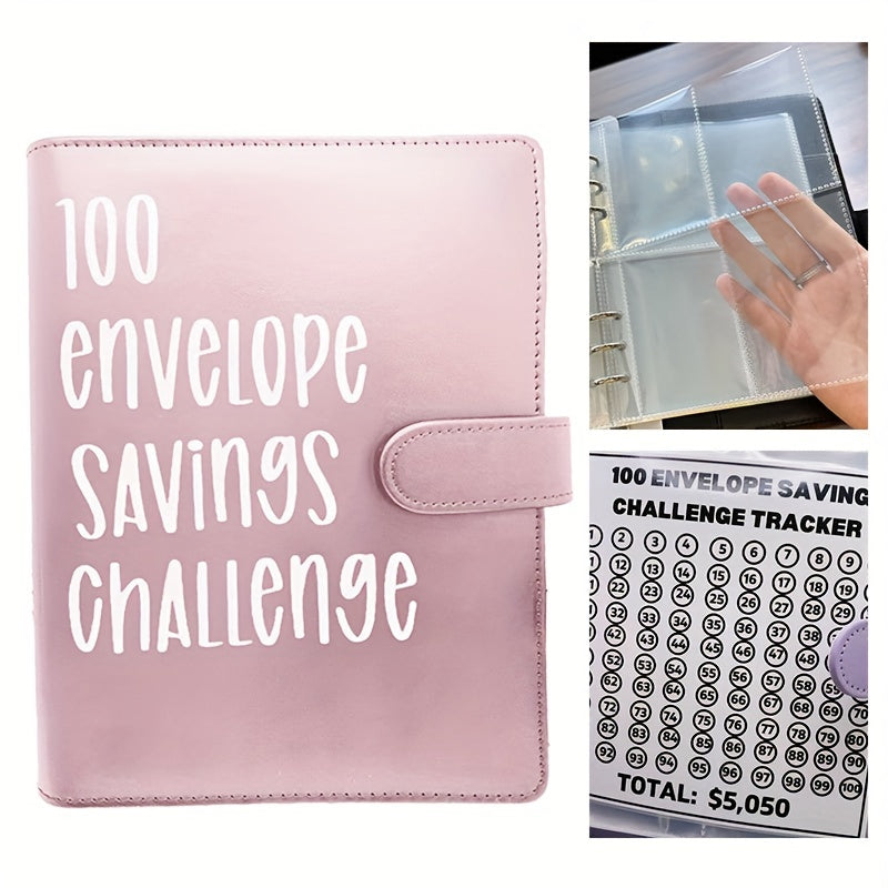 100 Envelope Challenge Binder Budget Planner