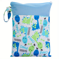 Waterproof Multicolor Baby Nappies Bag Wet Dry Mammy Bag