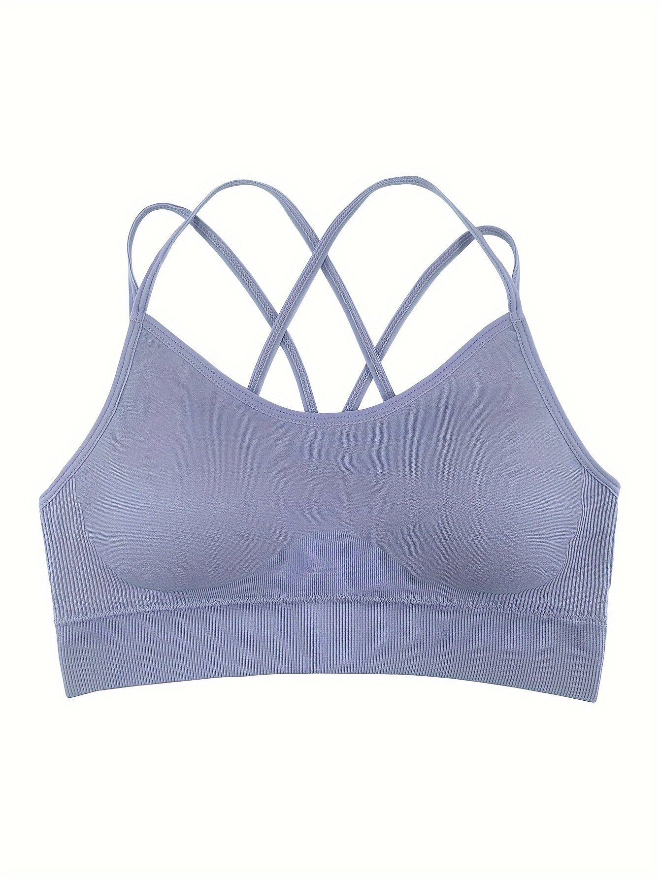 Criss Cross Sports Bra Breathable Workout Lingerie
