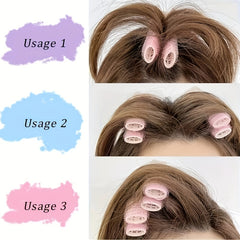 2pcs Plastic Fixing Curling Clip Hair Root Clip For Girls Children