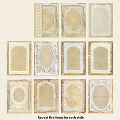 50pcs Retro Lace Hand Account Decoration Material Pack