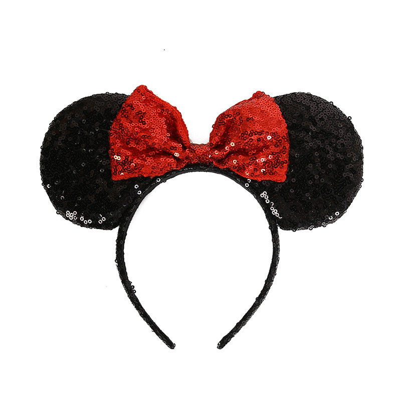Sequin Bow Knot Hair Hoop for Baby Girls