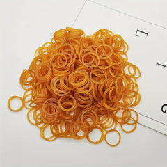 Yellow Rubber Band Binding Office Supplies 8cm Inner Diameter