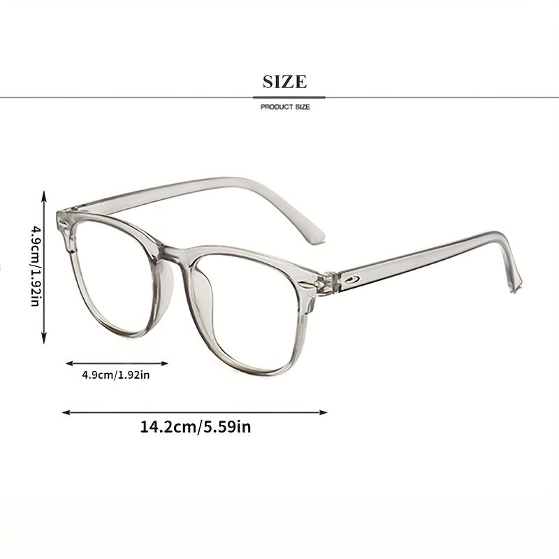 Clear Lens Eyeglasses Causal Light Blocking Unisex