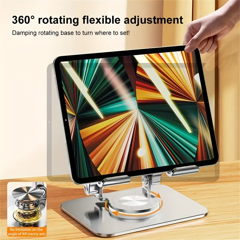 Aluminum Swivel Tablet Stand 360 Rotating Base Holder for iPad