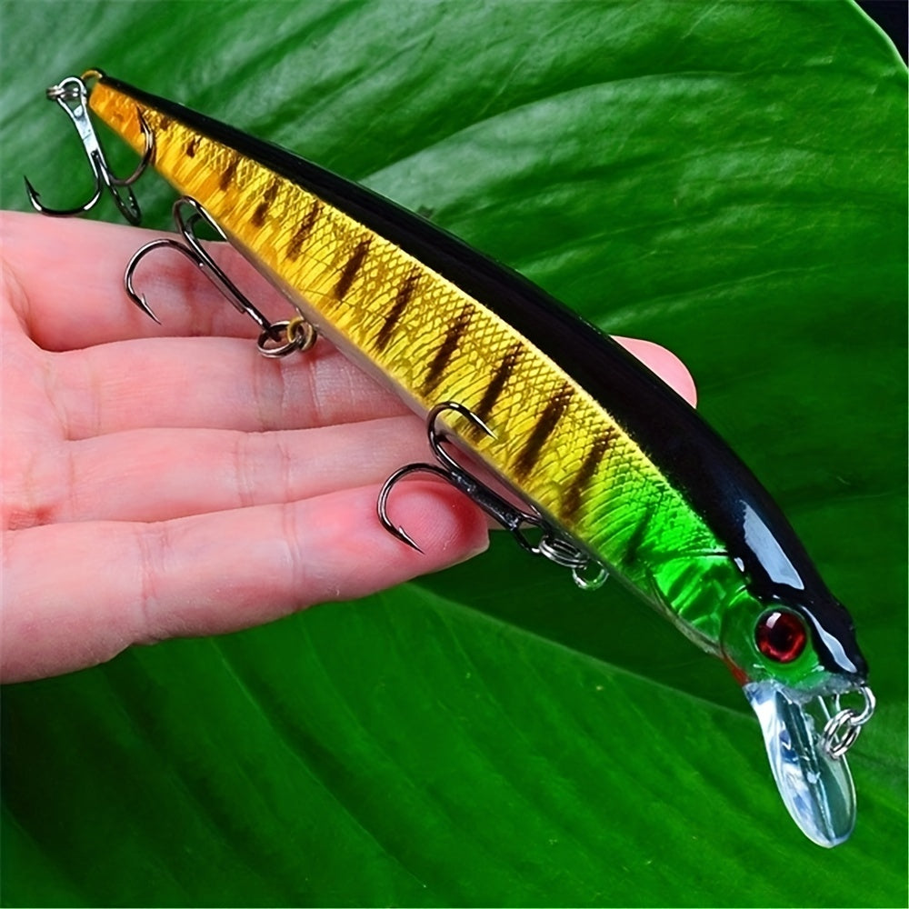Lifelike Wobbler Fishing Lure 3D Eyes 18.5g Minnow Artificial Hard Bait Fishing