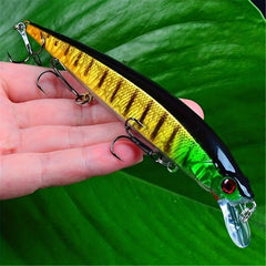 Lifelike Wobbler Fishing Lure 3D Eyes 18.5g Minnow Artificial Hard Bait Fishing