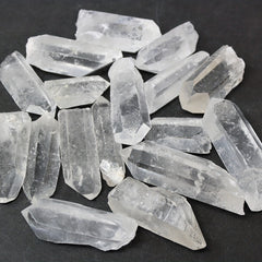 2" 2.54/5.08cm Transparent Quartz Crystal Point Pendant