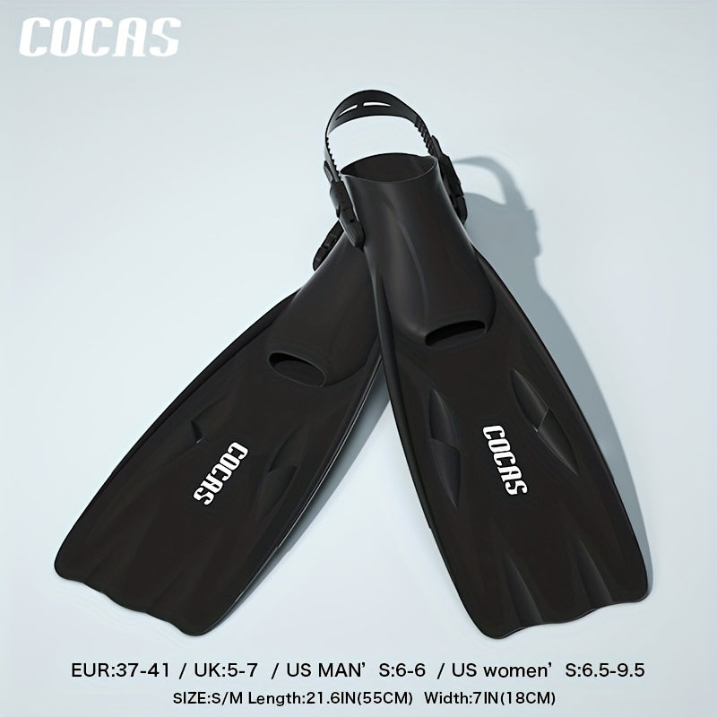 Adjustable Long Fins Silicone Fins Dive Flippers