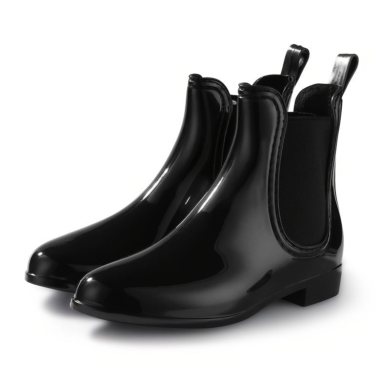 Waterproof Non Slip Chunky Heel Chelsea Shoes for Women