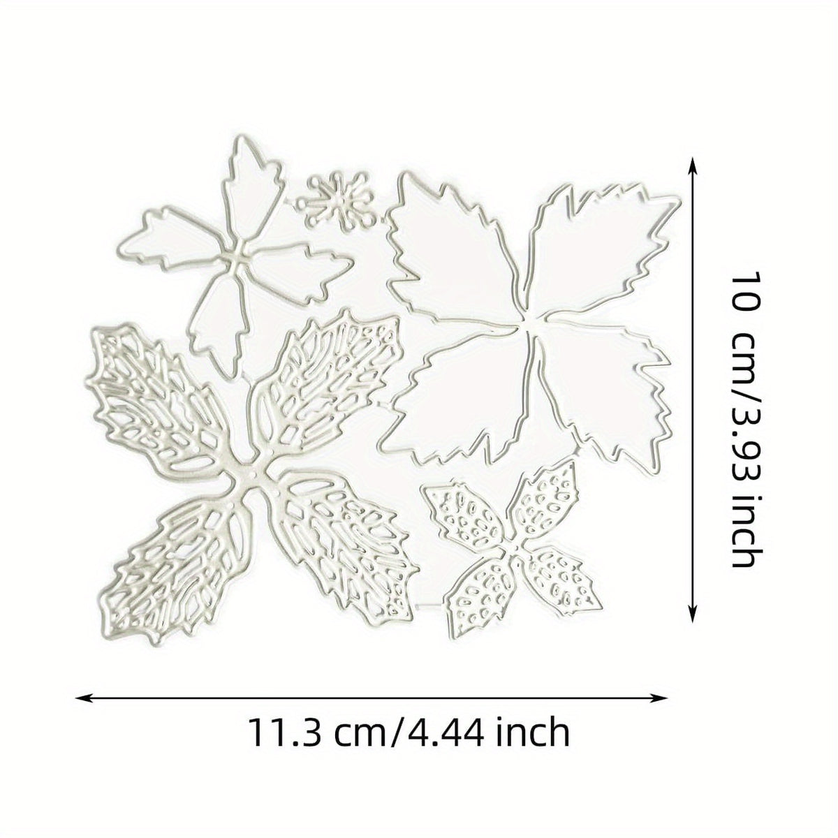 1pc 3D Christmas Flower Die Cut Embossing Mold DIY Materials