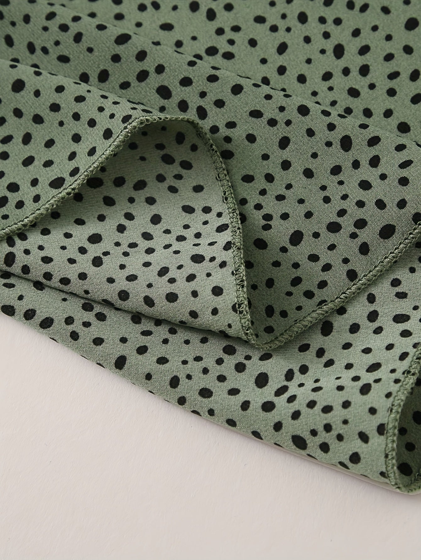 Dalmatian Print Elastic Maxi Skirt