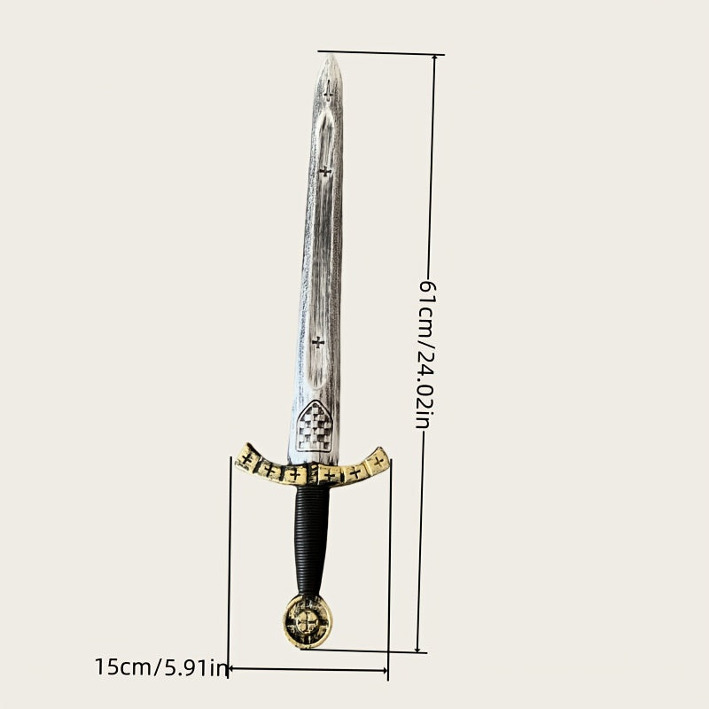 Halloween Plastic Sword Cosplay Accessory Thor'S Hammer Dual Swords