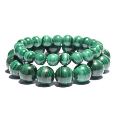 Malachite Bracelet Natural Quartz Stone Men's Bracelet