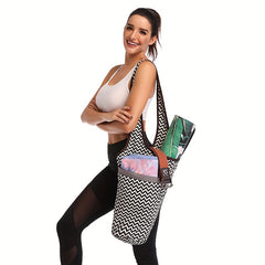 One Shoulder Yoga Storage Bag Portable Fitness Canvas Bag