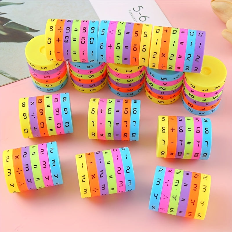 5 in 1 Rotating Arithmetic Learning Tool with Colorful Number Line