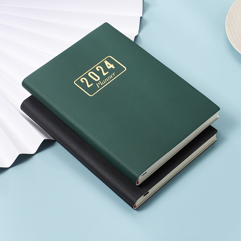 A5 Daily Planner Notebook Time Management Calendar Plus Monthly Index Sticke