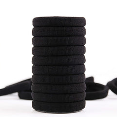 100pcs Seamless Hair Ties No Damage Elastic Ponytail Holders