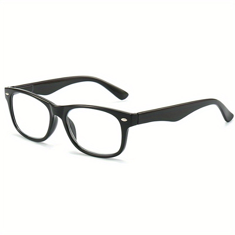 Men's Anti Light Protection Square Frame Reading Glasses