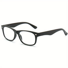 Men's Anti Light Protection Square Frame Reading Glasses