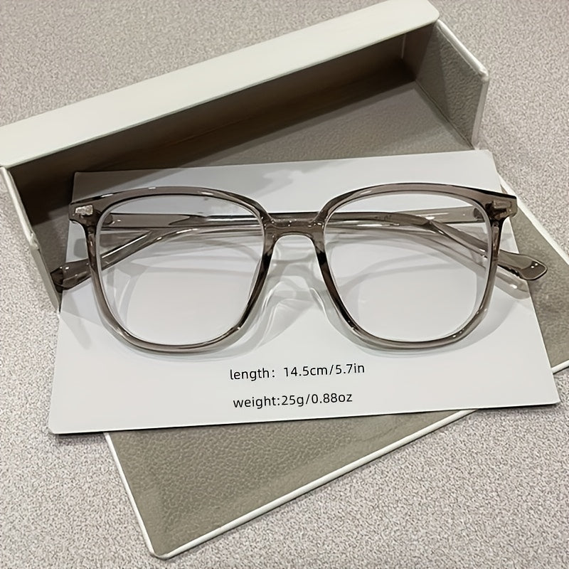 Square Anti Light Glasses For Women Men Students Anti Fatigue Nearsighted