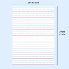 Lrg Laminated Dry Erase Posters Set 20x28in Reusable Easy Clean Durable Wri