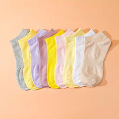 Women's Essential Short Socks 9 Pairs Low Cut Ankle Stockings