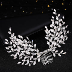 Wedding Rhinestone Hair Comb Bride Head Ornaments