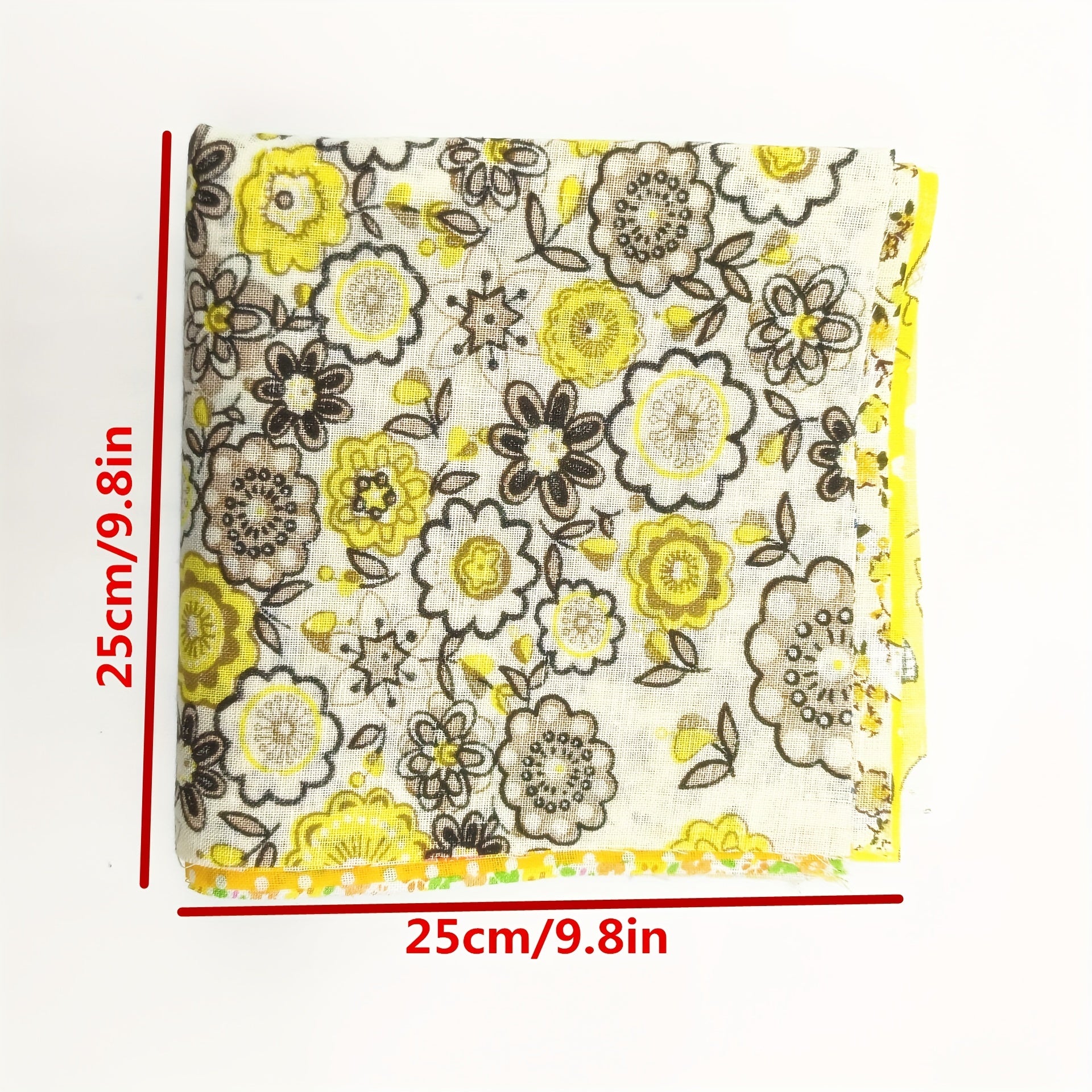 7pcs 24 89 Cm Floral Printed Quilting Fabric Cotton Craft DIY Doll Clothes Fabri