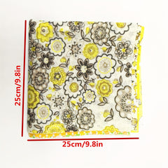 7pcs 24 89 Cm Floral Printed Quilting Fabric Cotton Craft DIY Doll Clothes Fabri