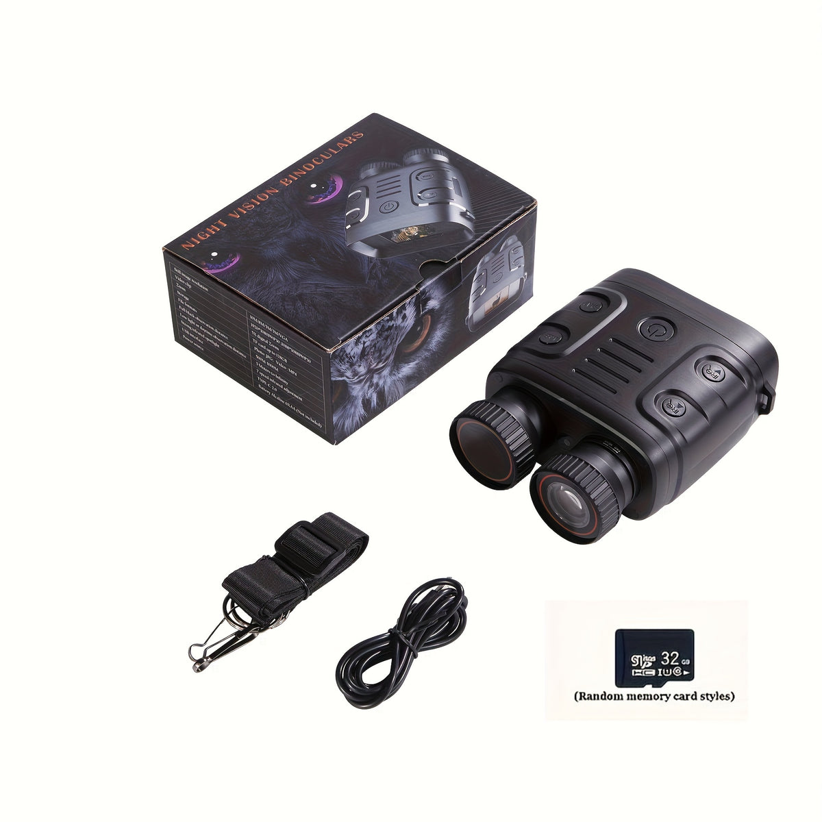 R18 Rechargeable Binocular Night Vision Device 5X Zoom Waterproof