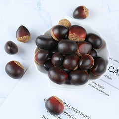 10pcs Pretend Chestnut Model for Holiday Photography Props