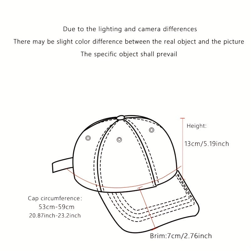 Label Patch Baseball Cap Solid Adjustable Couple Dad Hats Unisex Sports Sun Hats