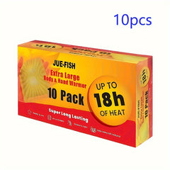 10pcs Disposable Hand Warmers Patches Safe Natural Odorless Long Lasting