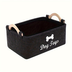 Paw & Letter Pet Storage Basket - Dog and Cat Clothes Storage