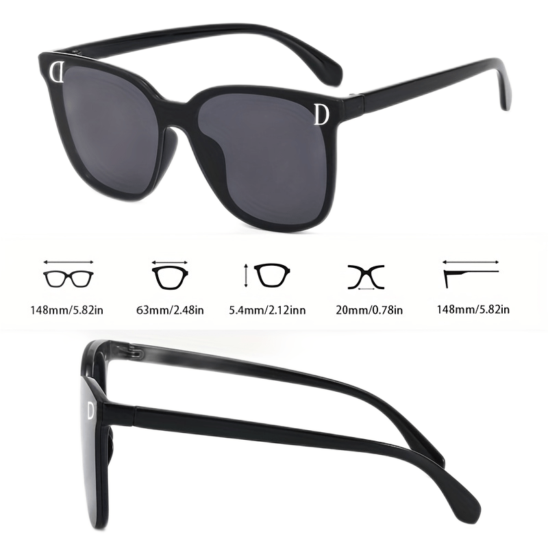Square Sunglasses Anti Glare UV400 for Driving Beach Travel