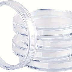 10pcs Plastic Round Box Coin Storage Container