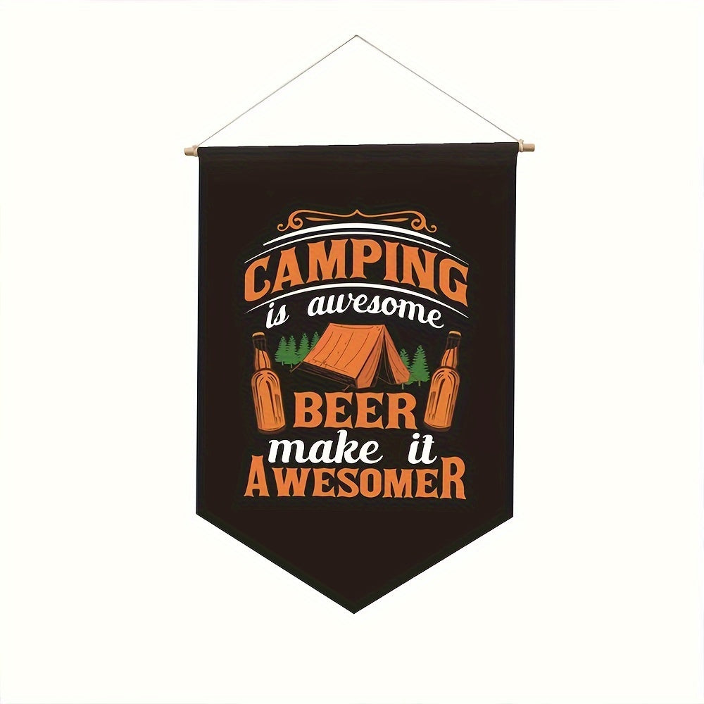 1pc Camping Campsite Flag Garden Decoration Flag