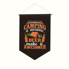 1pc Camping Campsite Flag Garden Decoration Flag