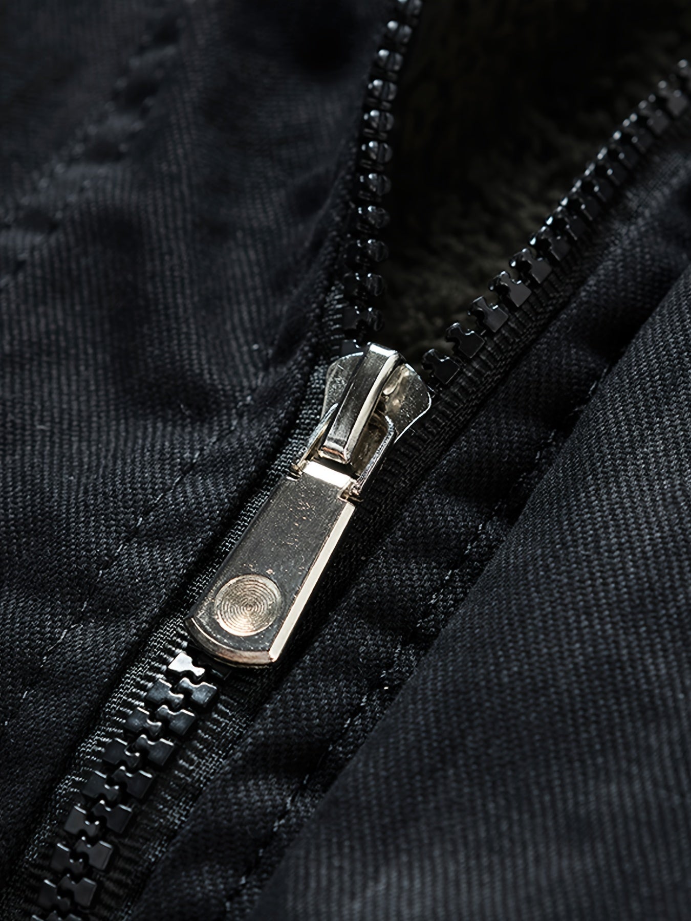 Men's Fleece Jacket Stand Collar Warm Winter Coat