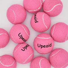 12pcs Durable Rubber Tennis Balls for Practice and Training