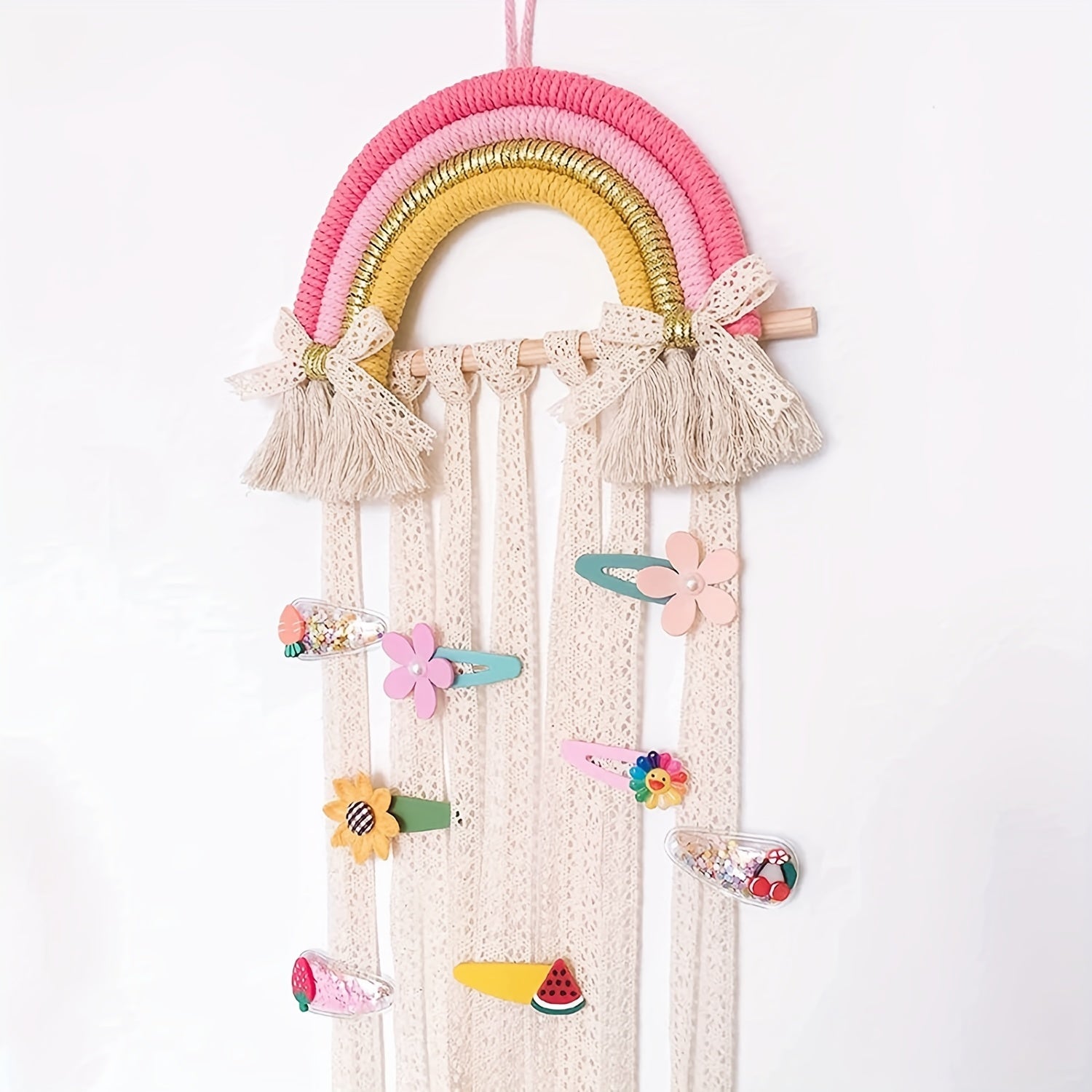 Adorable Bow Holder Organizer for Girls' Room