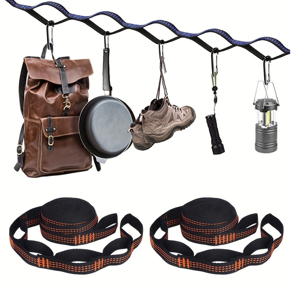 2pcs Hammock Strap Outdoor Tree Hanging Load Bearing Rope