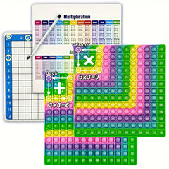 Legendstar Math Practice Set with Multiplication & Addition Popper Toys